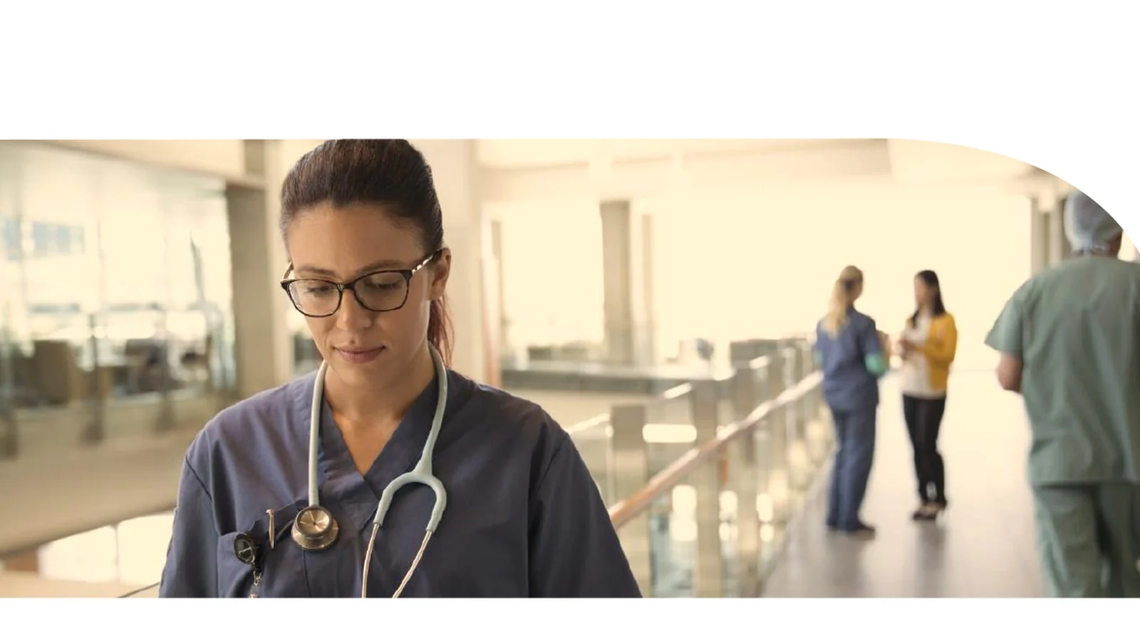 Illustrative visual representing a healthcare organisation implementing finance technology